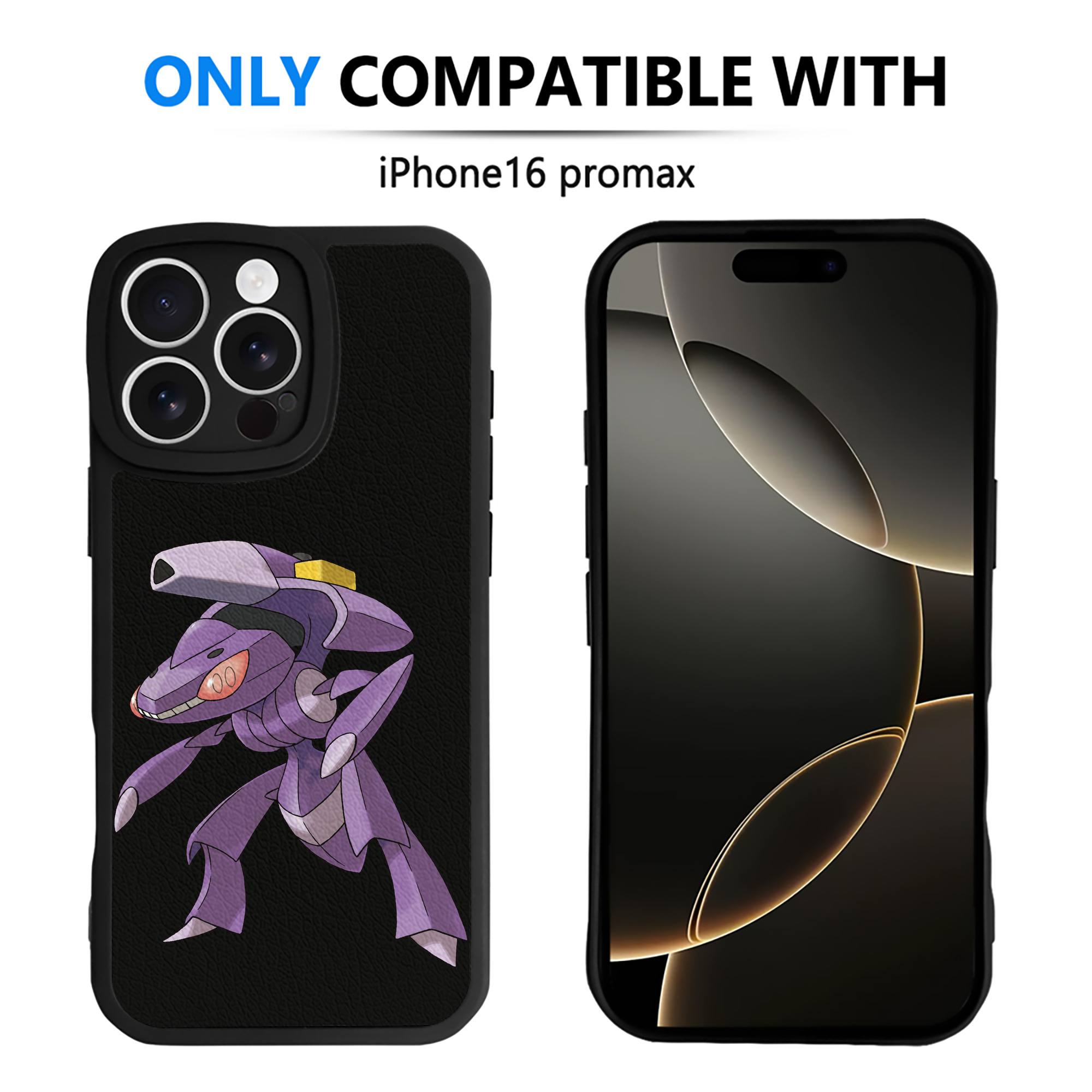 （画像用） ポケットモンスター Pokémon 【iPhone 16シリーズ対応】シリコンスマホケース（レザー調） 材質：シリコン